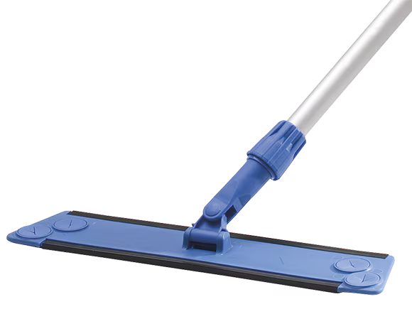 400mm Ultra Flat Mop with Extendable Handle Swivel Head Microfibre Mop