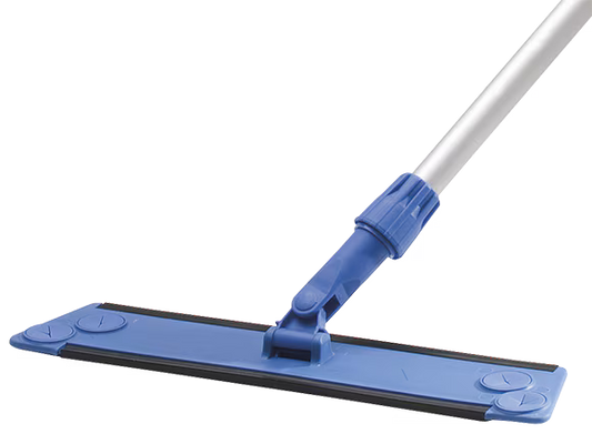400mm Ultra Flat Mop with Extendable Handle Swivel Head Microfibre Mop