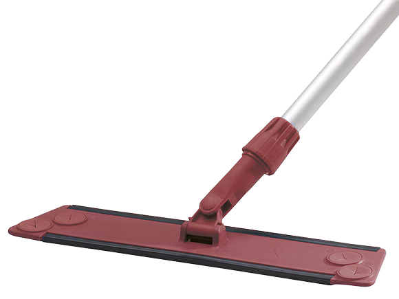 400mm Ultra Flat Mop with Extendable Handle Swivel Head Microfibre Mop