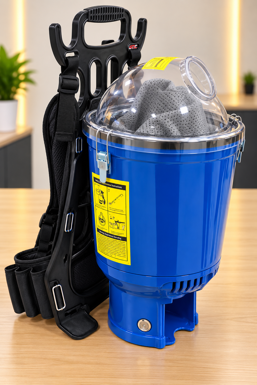Commercial Backpack Vacuum Cleaner – 1000W | 25kPa | 18m Cable