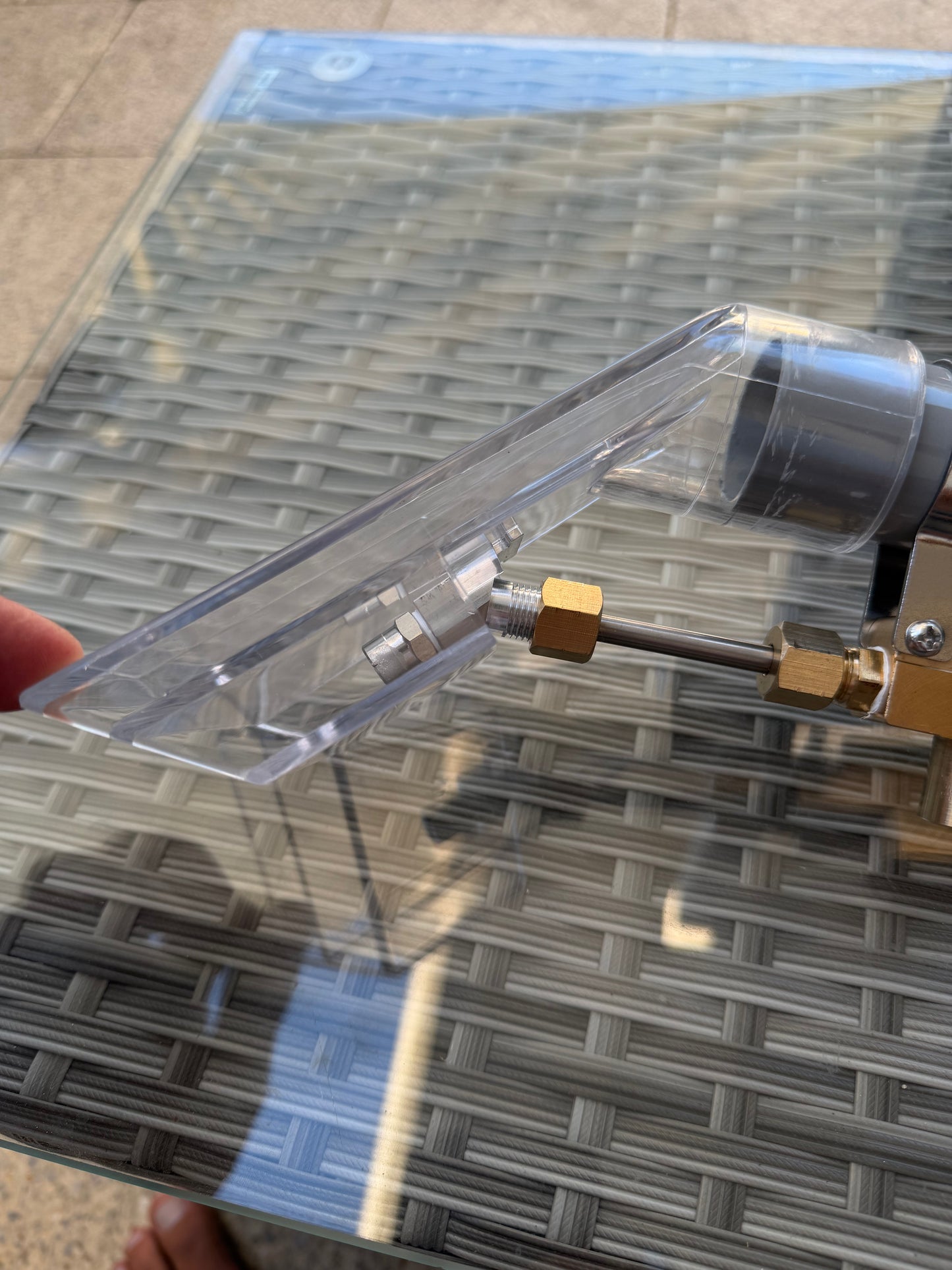 Professional 3.5 inch 500psi Upholstery Tool (Transparent Head and Internal Jets)