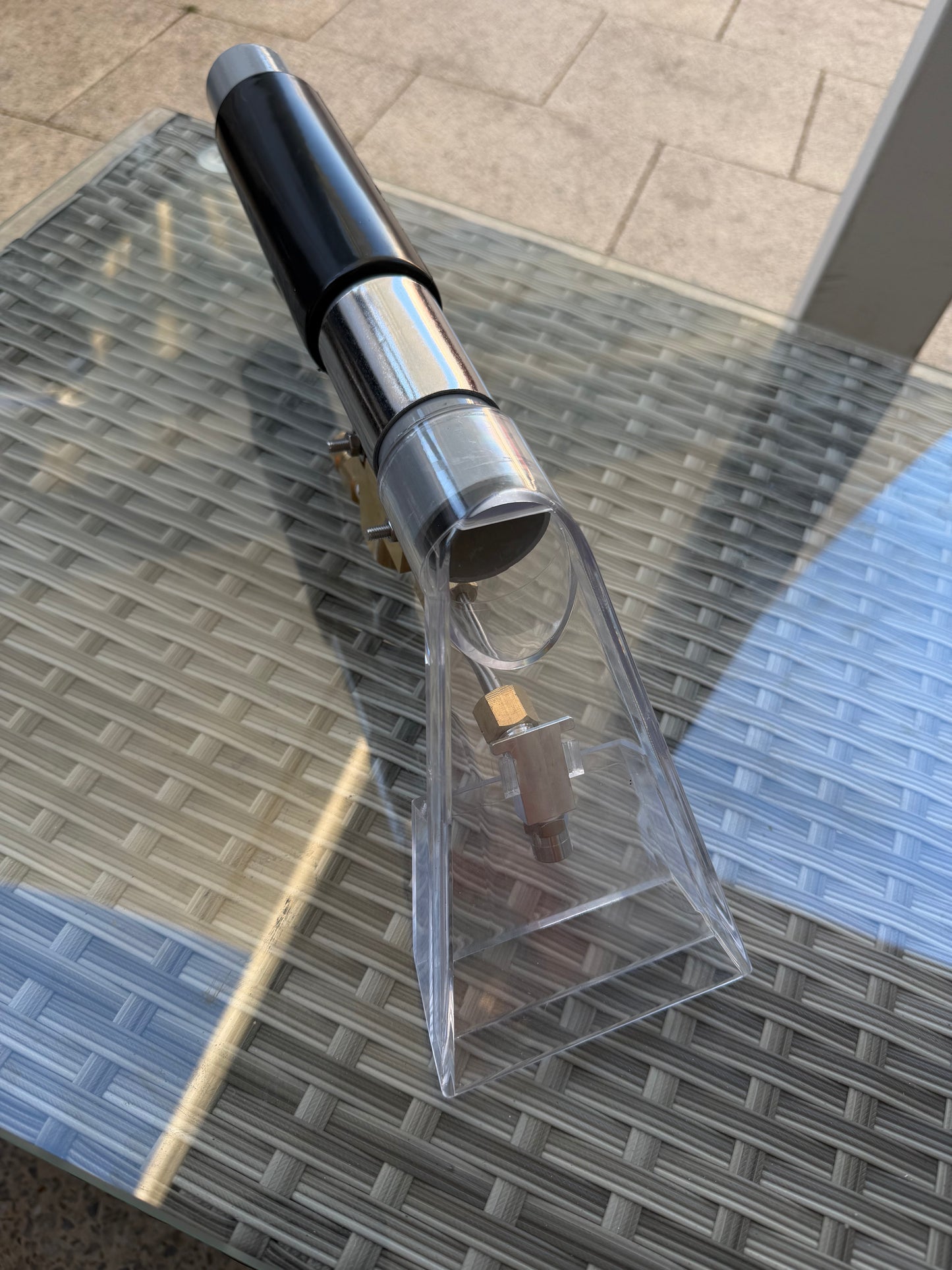 Professional 3.5 inch 500psi Upholstery Tool (Transparent Head and Internal Jets)