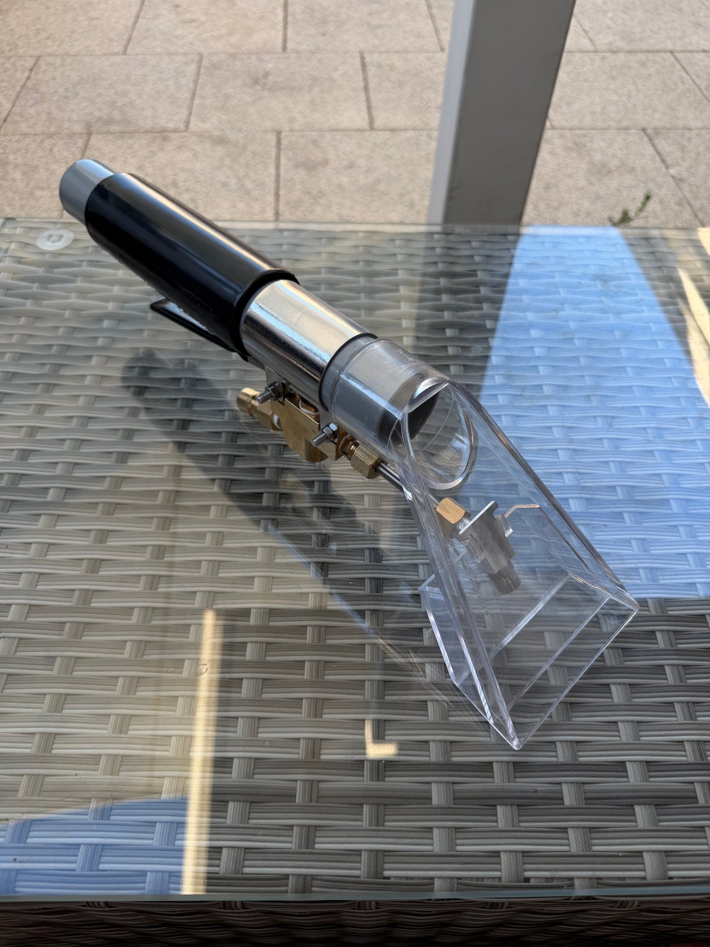 Professional 3.5 inch 500psi Upholstery Tool (Transparent Head and Internal Jets)