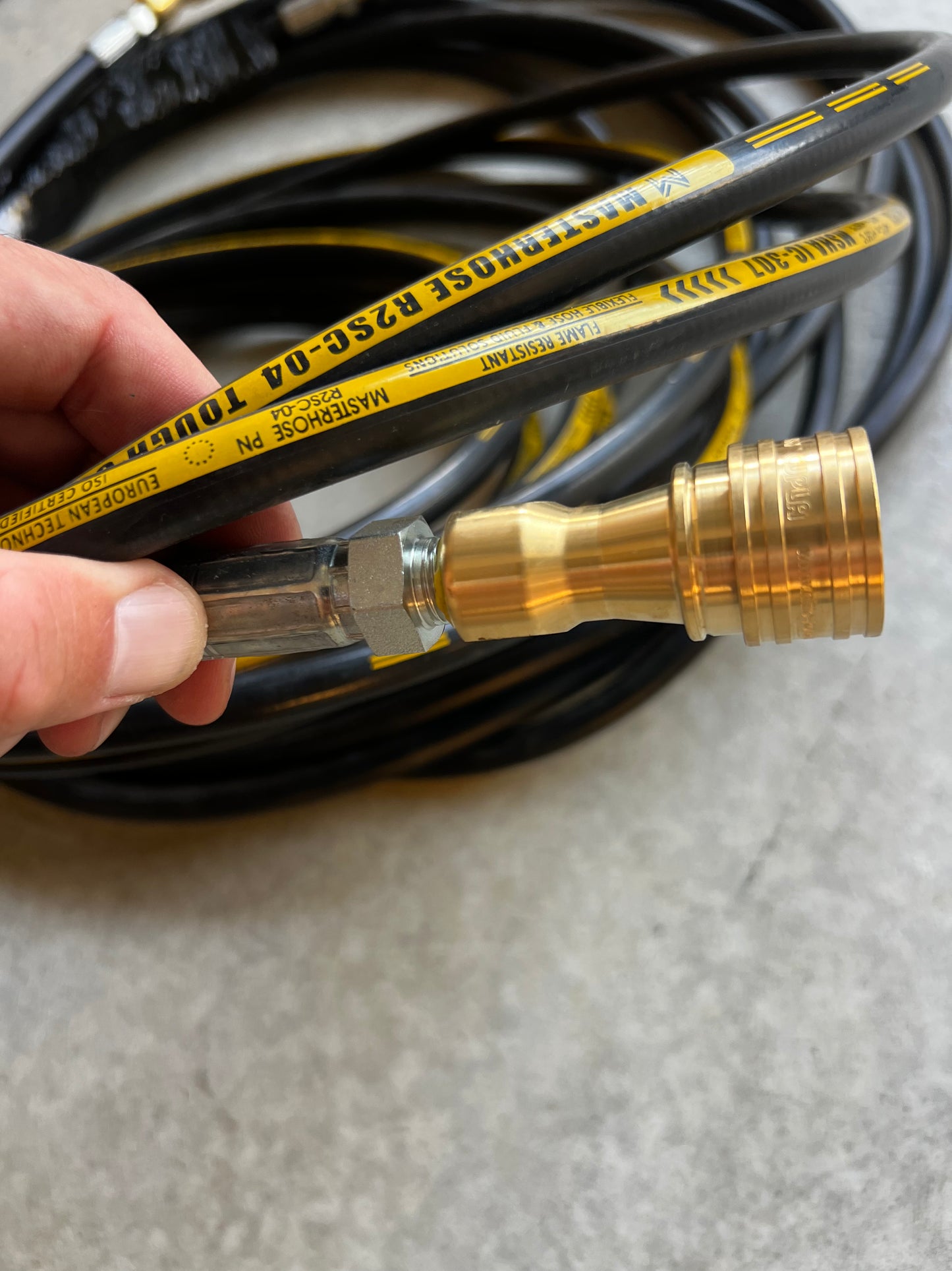 Professional High Quality Pressure Solution Hose 6000 PSI – 10 Metres with Quick Couplings