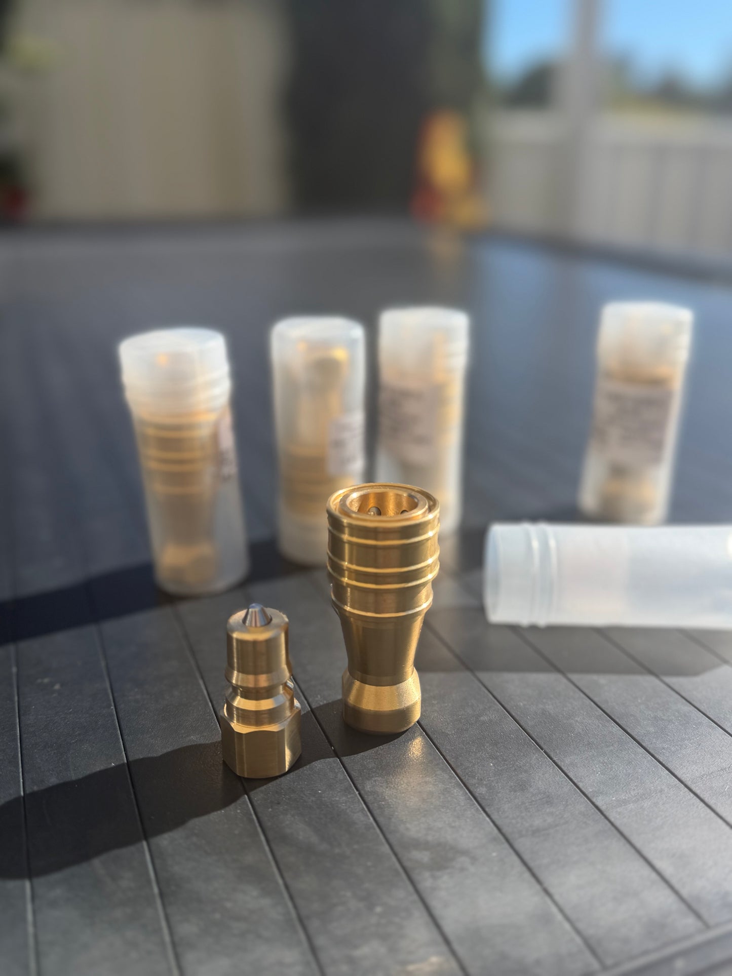 1/4" Brass Quick Adapter Male & Female Coupling Set for Carpet Cleaning Machines