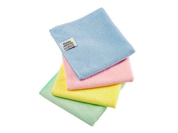 r-MicroLife Base microfibre cleaning cloth made from recycled plastic for professional cleaning use